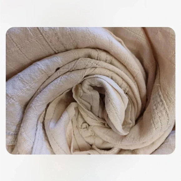 Point Zero Linen Blend Beige Short Sleeve  Button Down Shirt Size Large - Picture 9 of 11